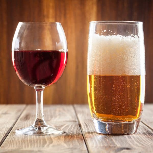 wine and beer