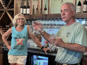 emerald wine tasting
