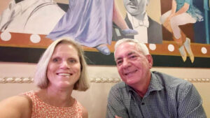Mike and Denise Riley August newsletter photo