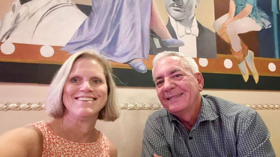 Mike and Denise Riley August newsletter photo 