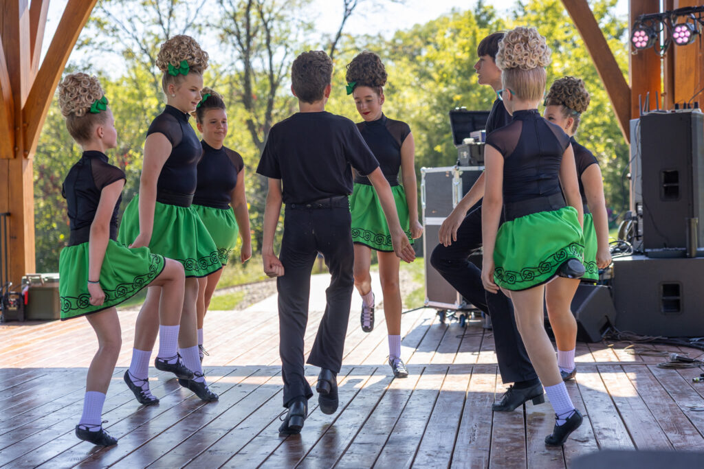 O'Riada dancers at Shamrock Hills Irish Festival
